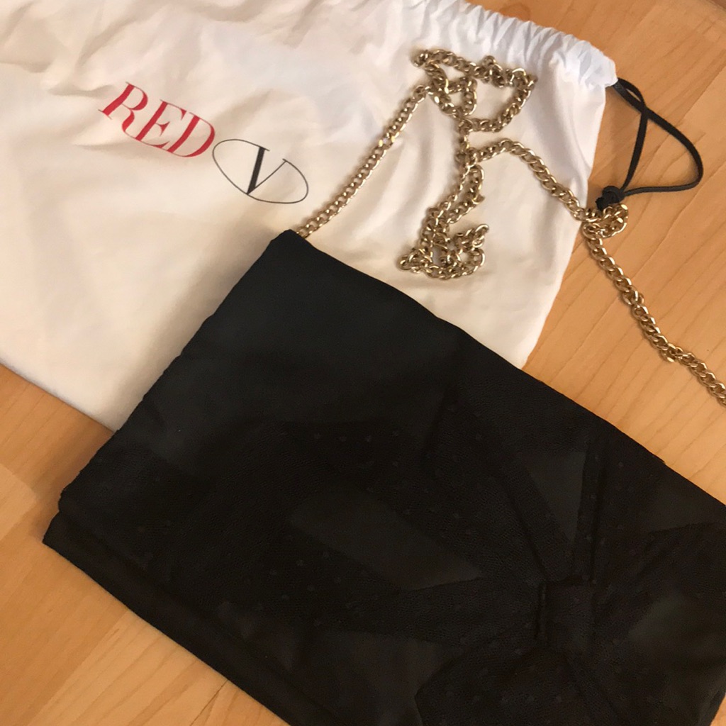 Red Valentino Authentic Handbag With Chain